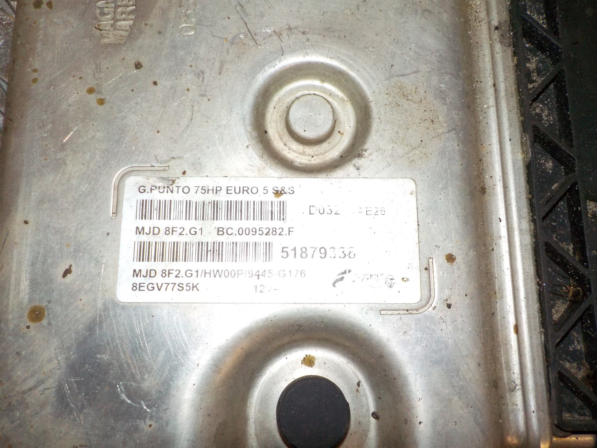 Fiat Punto Evo Startspærre Med OEM Nr. 51879336 Fra Fiat Ophugger