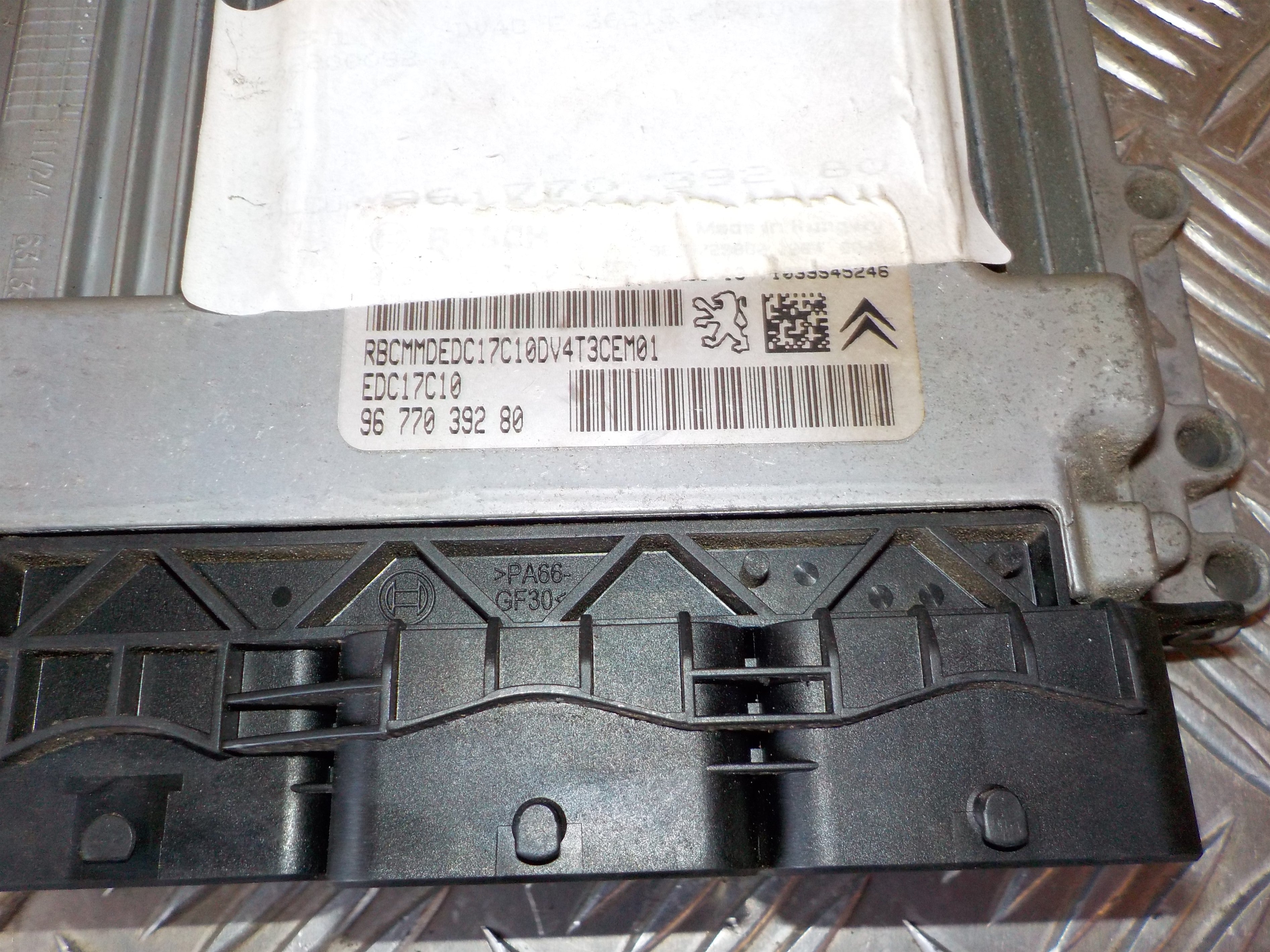 Peugeot 206+ Startspærre Med OEM Nr. 1607697680 Fra Peugeot Ophugger