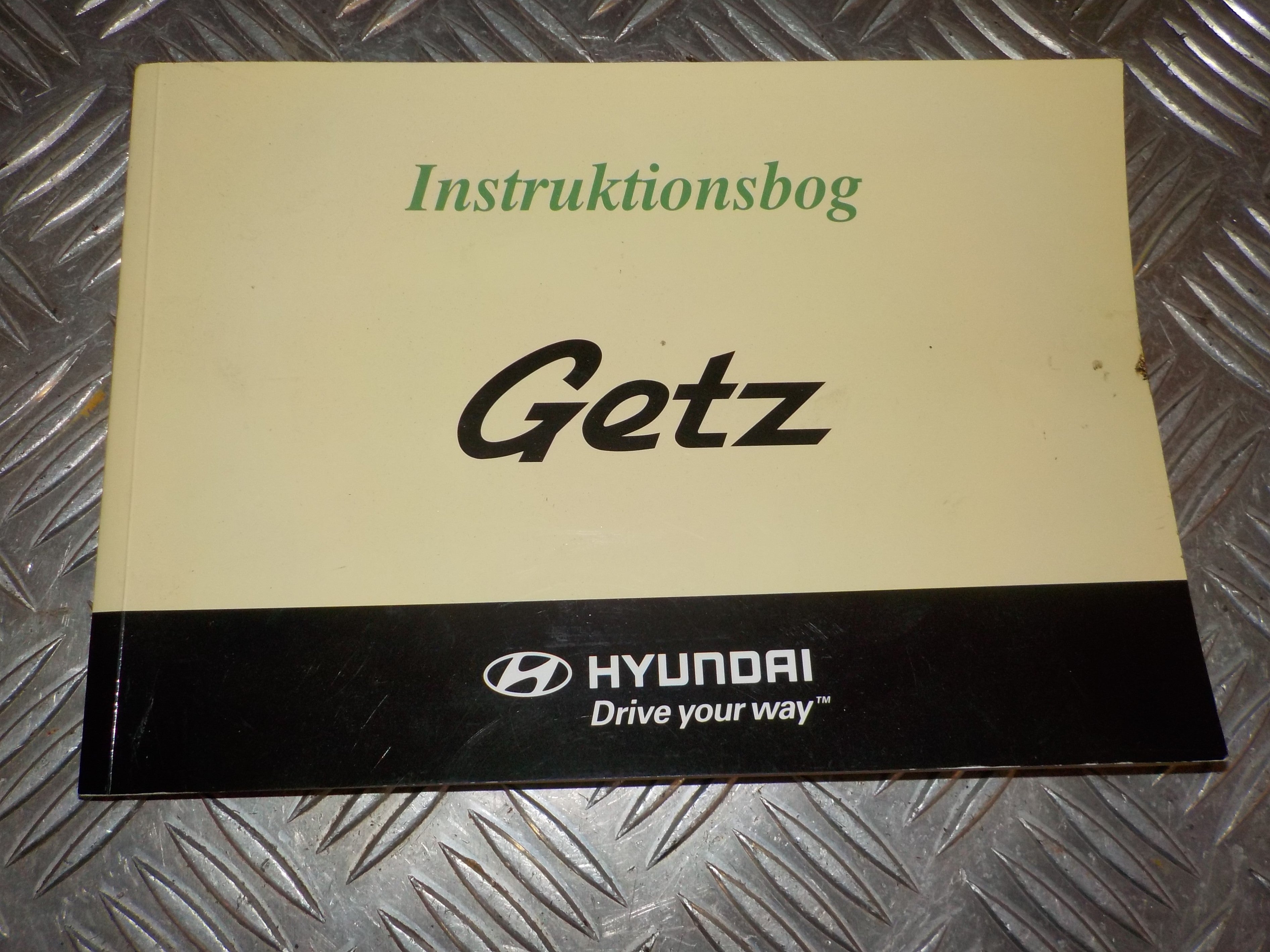 Hyundai Getz Instruktionsbog Med OEM Nr. Ophugger Fra Hyundai Ophugger
