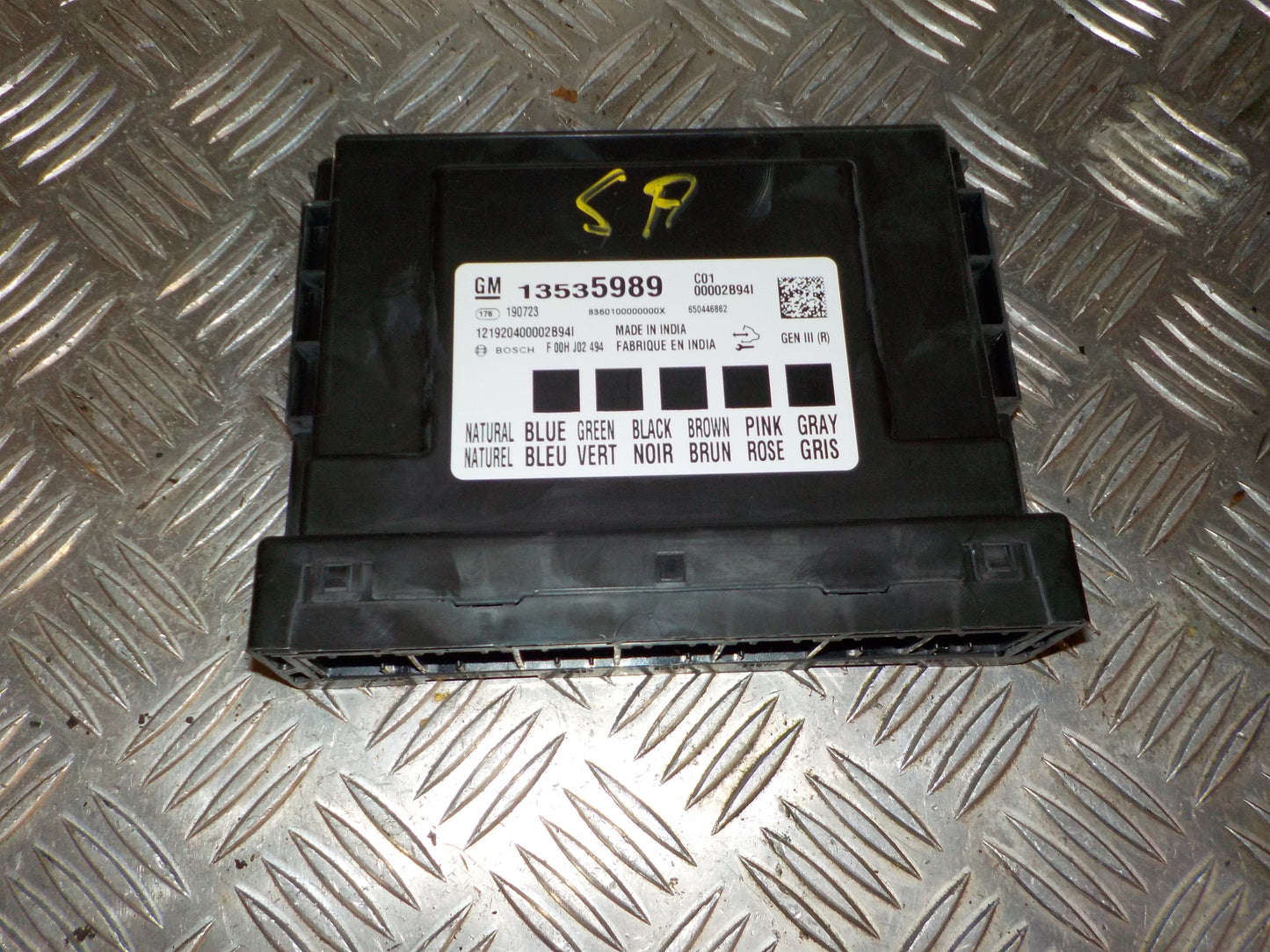 Opel Astra K Bcm / Komfortkomputer Med OEM Nr. 13535989 Fra Opel Ophugger