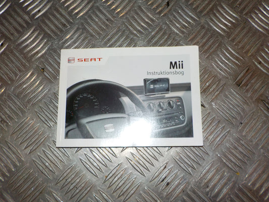 Seat Mii Instruktionsbog Med OEM Nr. DANSK Fra Seat Ophugger