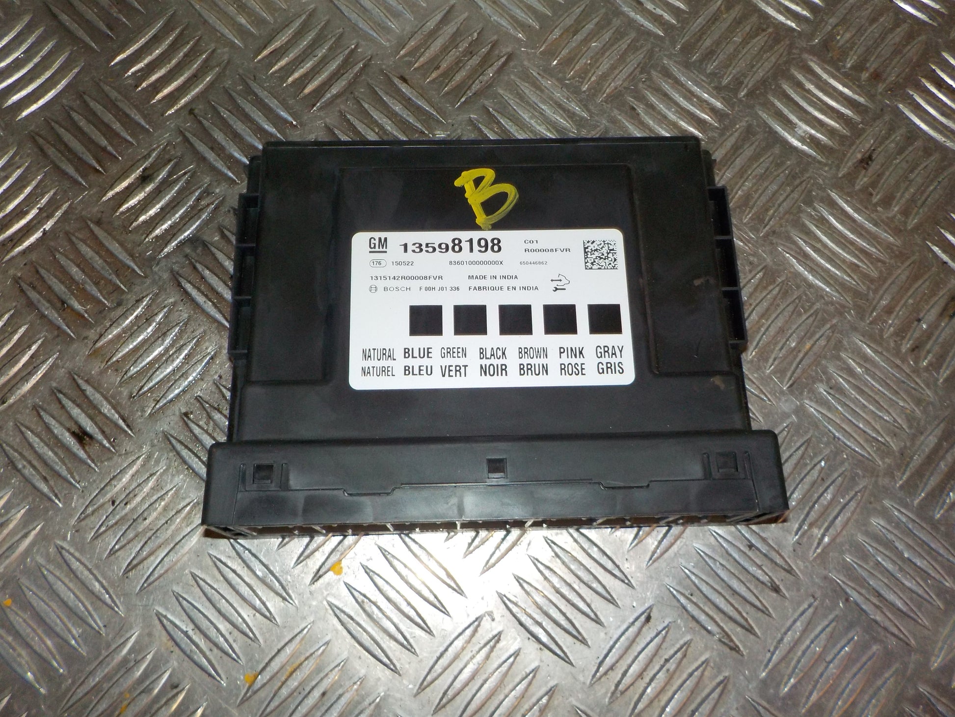 Opel Karl Bcm / Komfortkomputer Med OEM Nr. 13598198 Fra Opel Ophugger