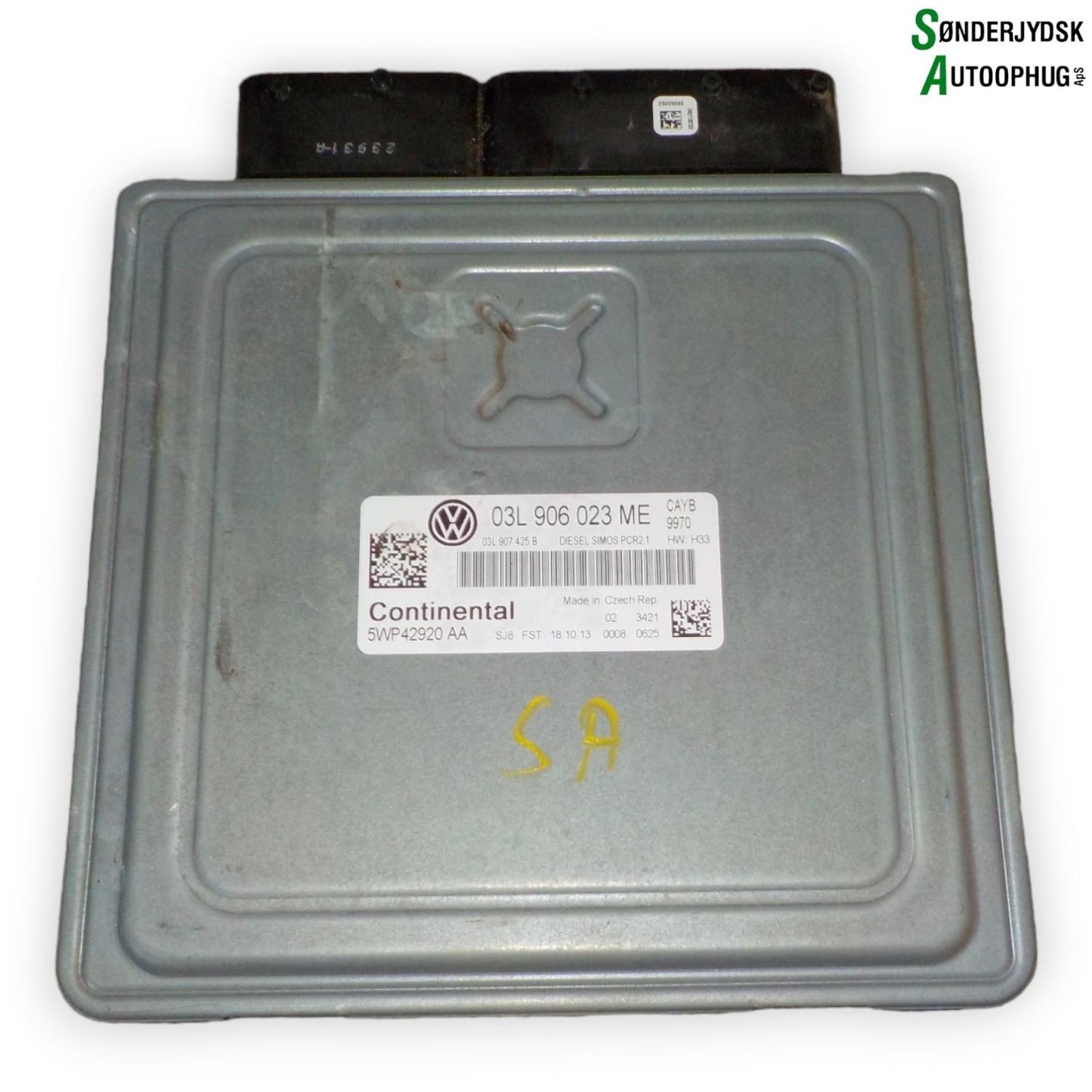 VW Polo 6R Motorstyring - Motorstyreboks - Injection Elboks Med OEM Nr. 03L907425B Fra VW Ophugger