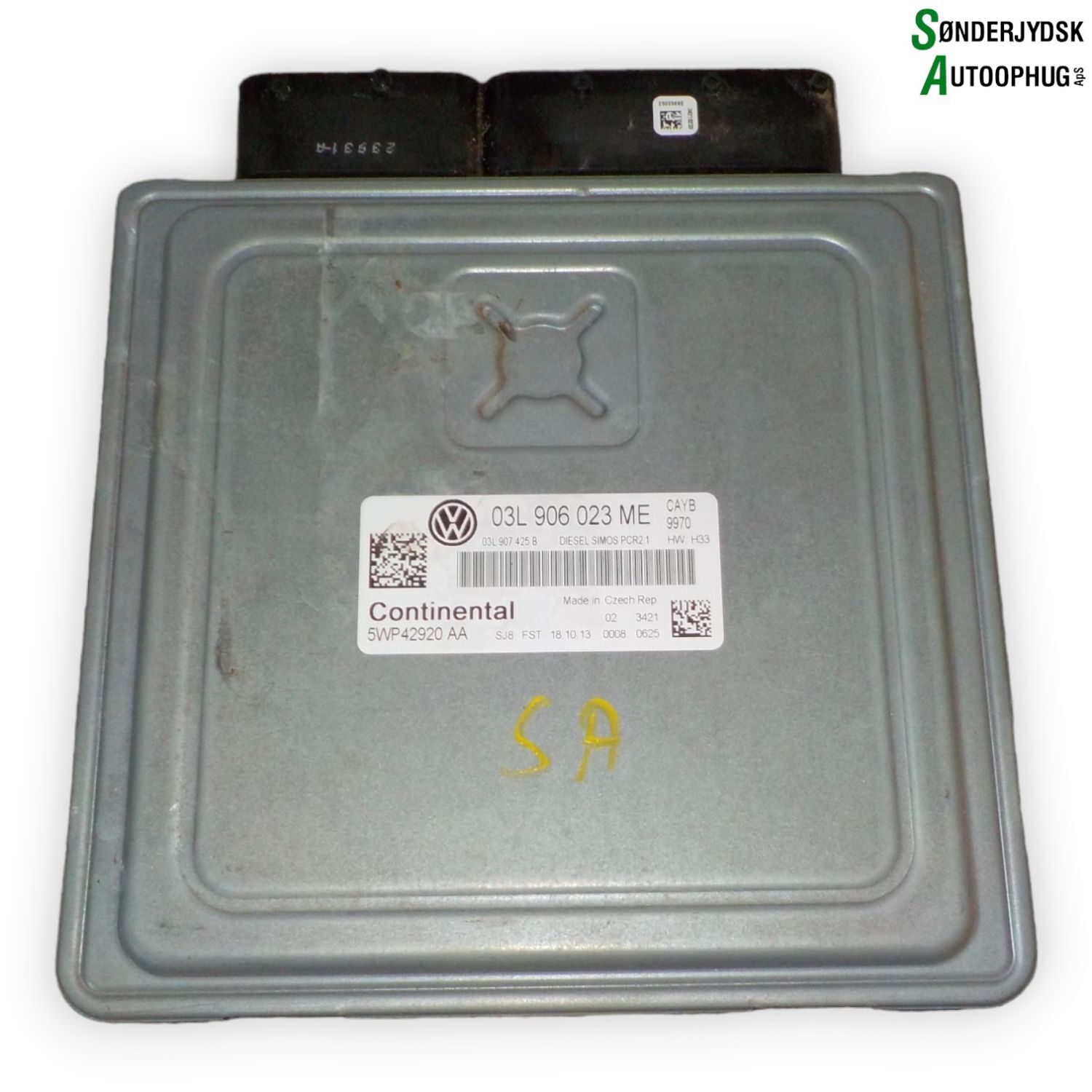 VW Polo 6R Motorstyring - Motorstyreboks - Injection Elboks Med OEM Nr. 03L907425B Fra VW Ophugger