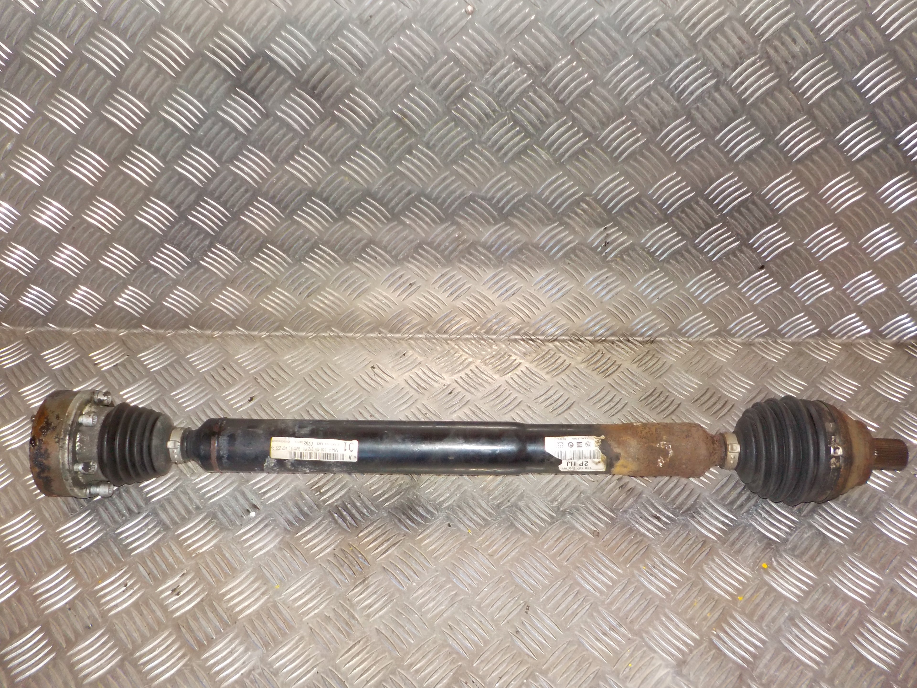 VW Golf 6 1K Trækaksel For H Med OEM Nr. 1K0407272PH Fra VW Ophugger