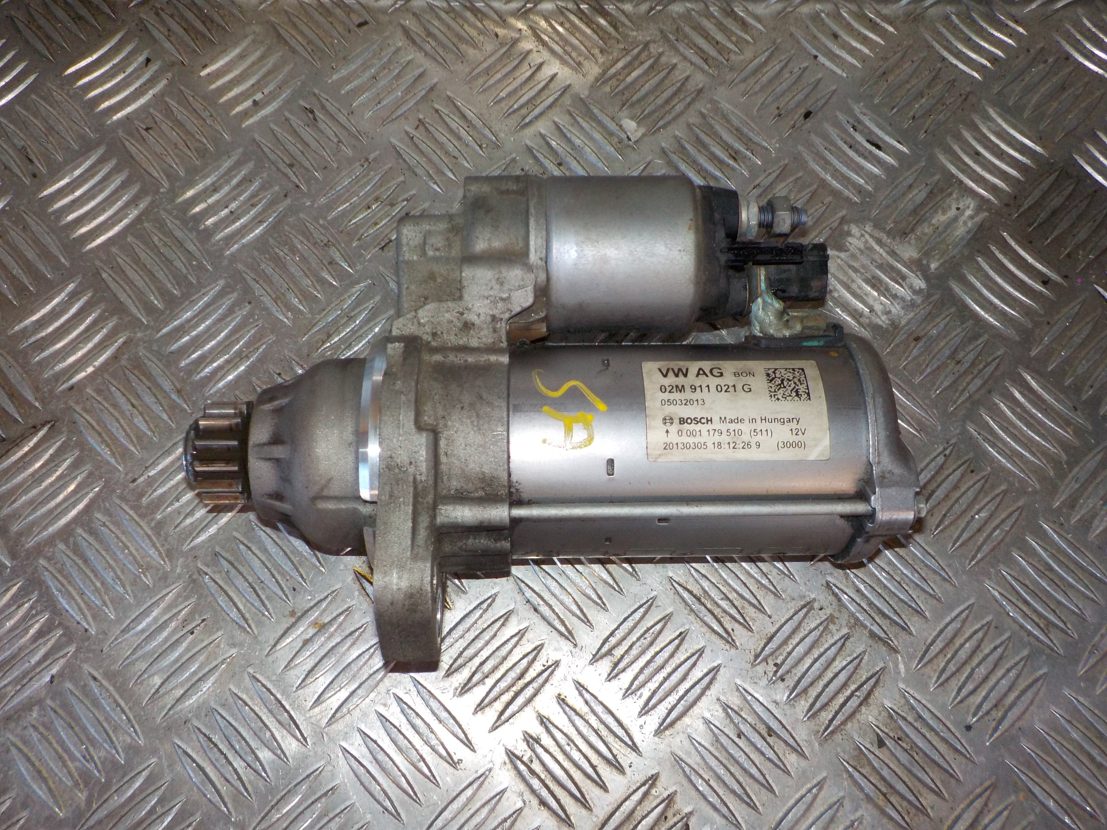 VW Up Starter Med OEM Nr. 02M911021G Fra VW Ophugger