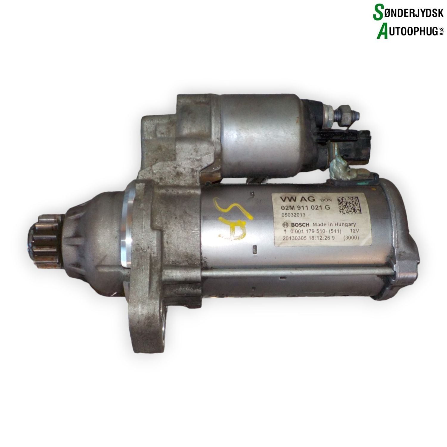 VW Up Starter Med OEM Nr. 02M911021G Fra VW Ophugger