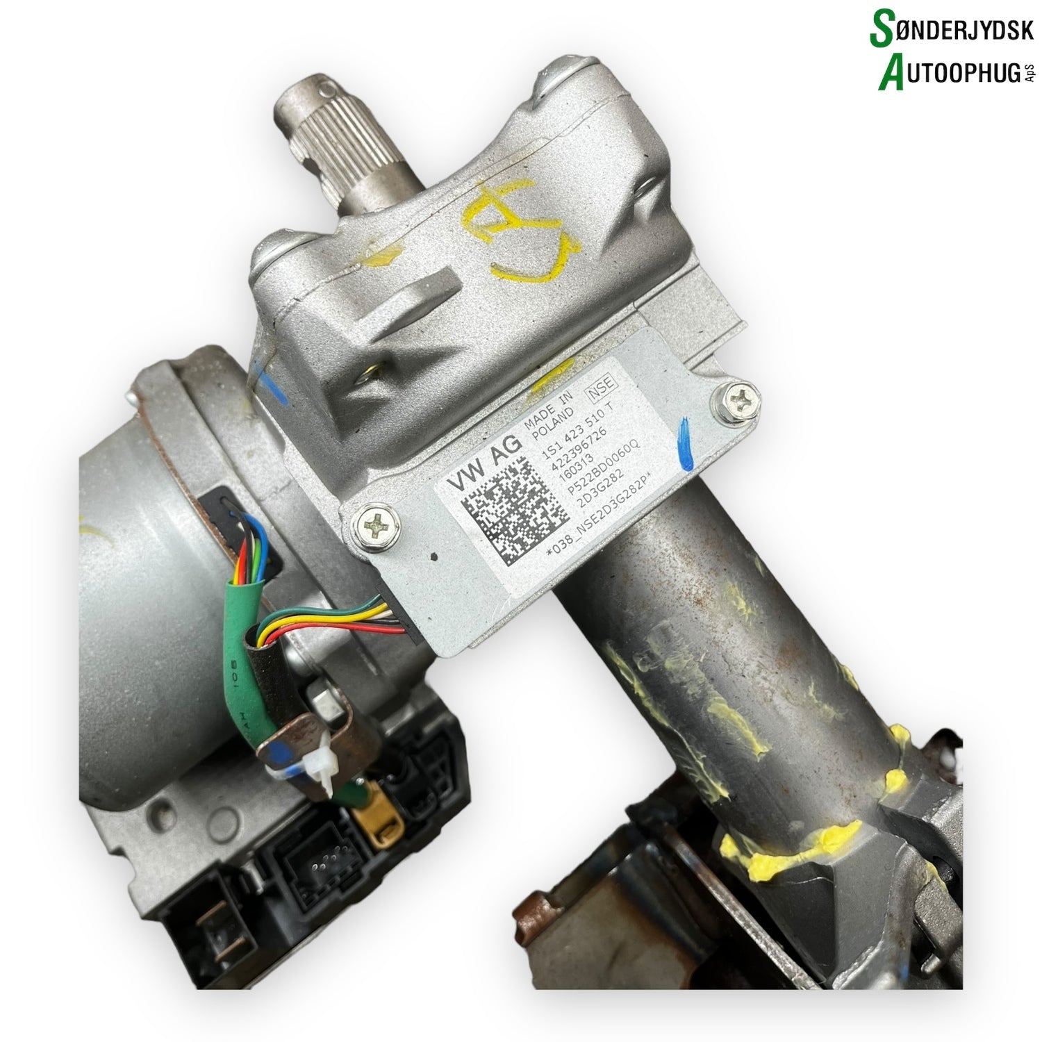 VW Up Ratstamme M/El-Servo Med OEM Nr. 1S1909144L Fra VW Ophugger