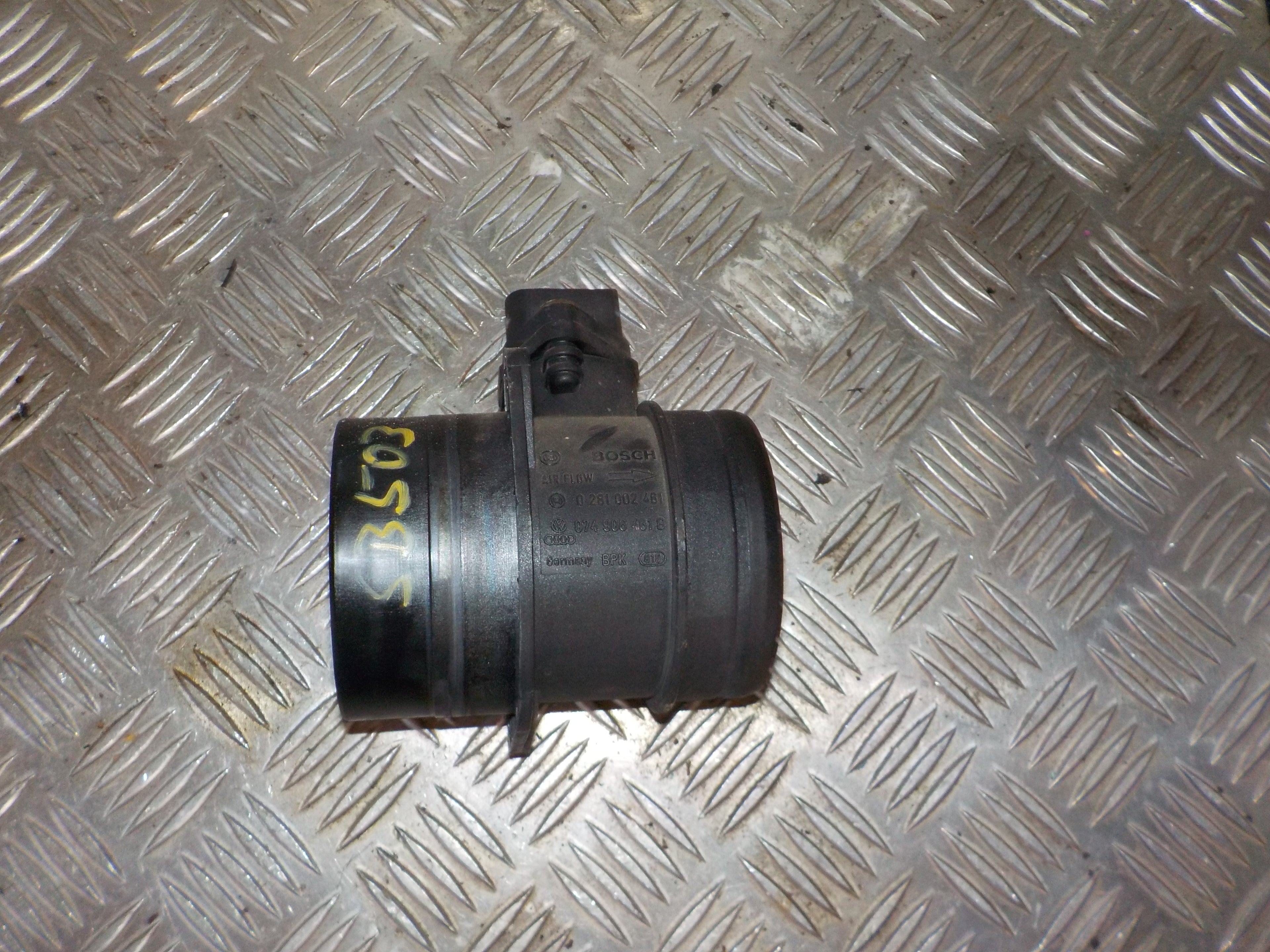 VW Passat 3C Luftmængdemåler Med OEM Nr. 0281002451 Fra VW Ophugger
