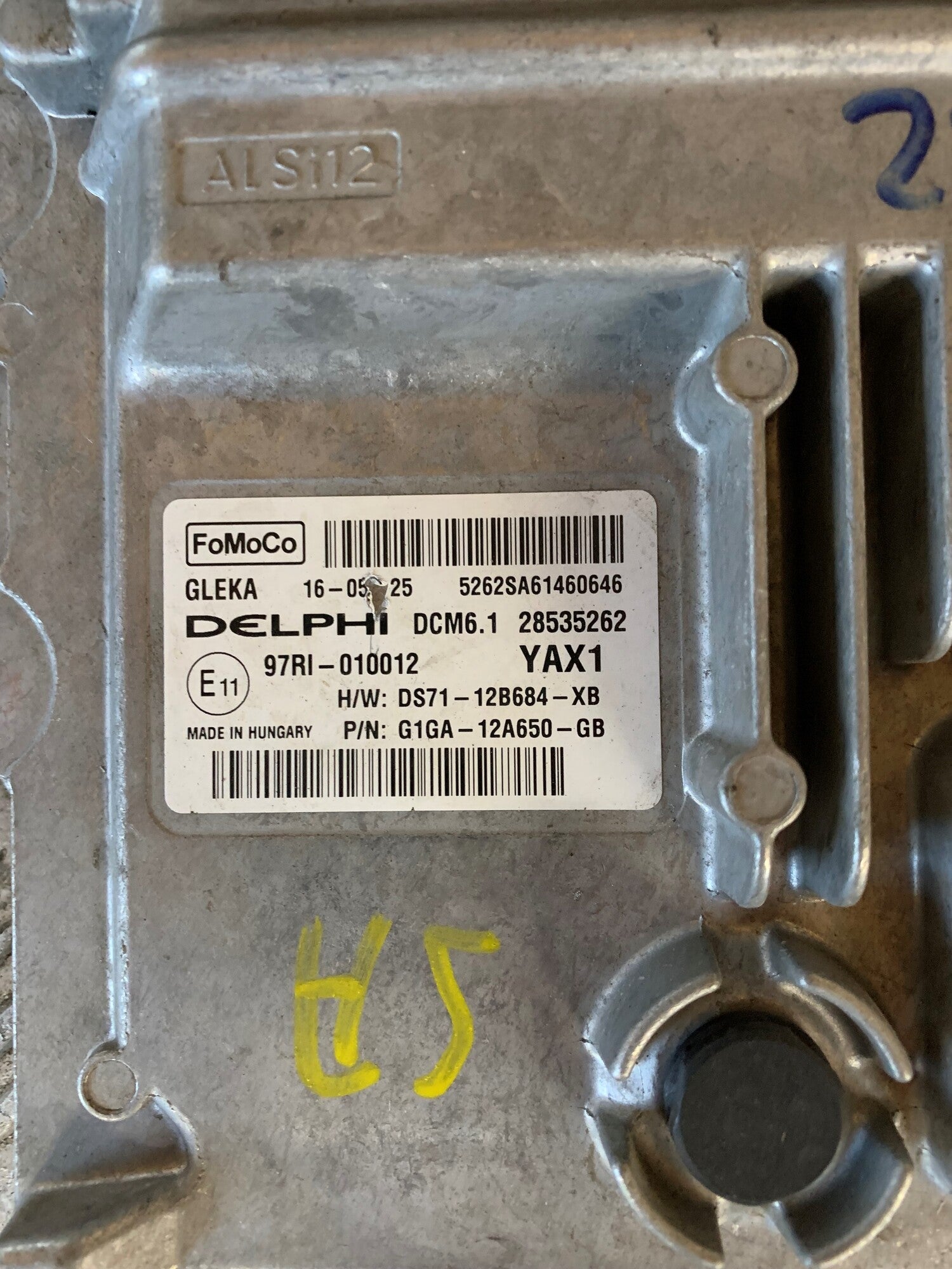Ford S-Max 2 Motorstyring - Motorstyreboks - Injection Elboks Med OEM Nr. 28535262 Fra Ford Ophugger