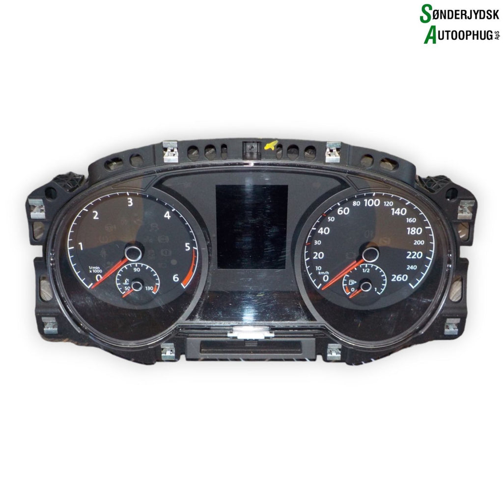 VW Golf 7 Au Speedometer - Instrument Med OEM Nr. 5G1920741B Fra VW Ophugger