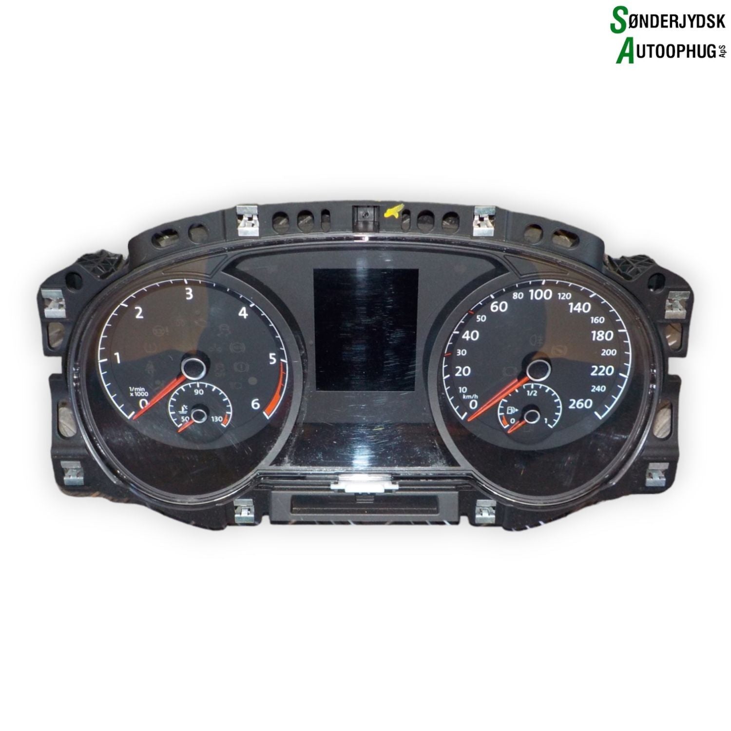 VW Golf 7 Au Speedometer - Instrument Med OEM Nr. 5G1920741B Fra VW Ophugger