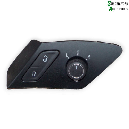VW Golf 7 AU Kontakt Sidespejl Med OEM Nr. 5G0962125AWHS Fra VW Ophugger