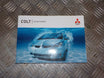 Mitsubishi Colt Instruktionsbog Med OEM Nr. DANSK Fra Mitsubishi Ophugger