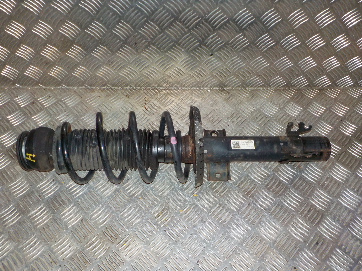 VW Polo 6R Fjederben For H Med OEM Nr. 6R0413031C Fra VW Ophugger
