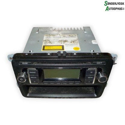VW Polo 6R Radio M/Cd Med OEM Nr. 5M0035156B Fra VW Ophugger