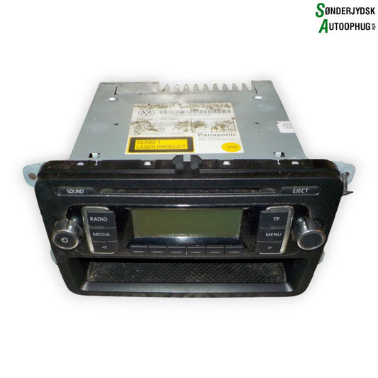 VW Polo 6R Radio M/Cd Med OEM Nr. 5M0035156B Fra VW Ophugger
