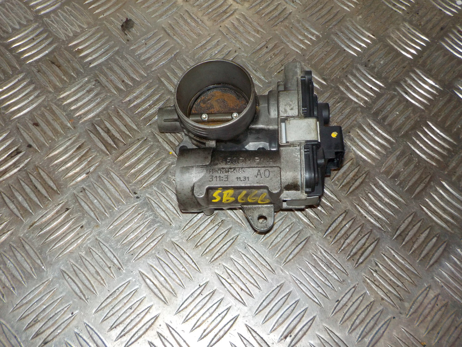 Peugeot 206 Spjældhus Med OEM Nr. 9647925480 Fra Peugeot Ophugger