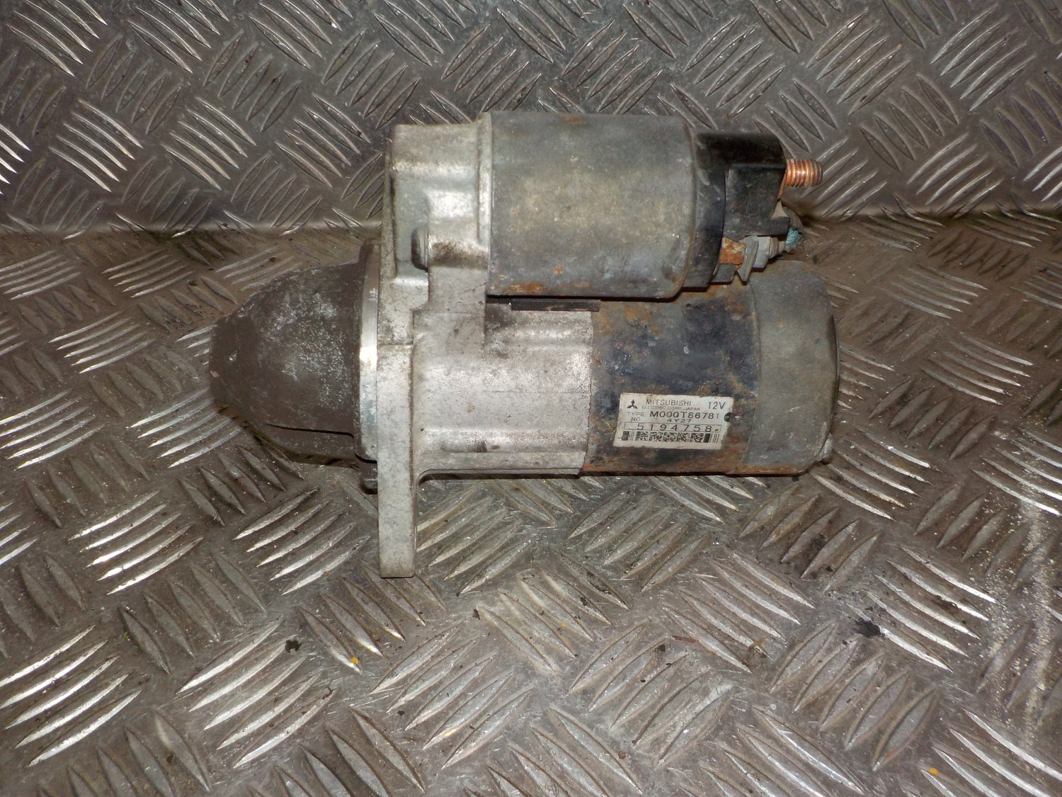 Saab 9‑5 Starter Med OEM Nr. 5194758 Fra Saab Ophugger