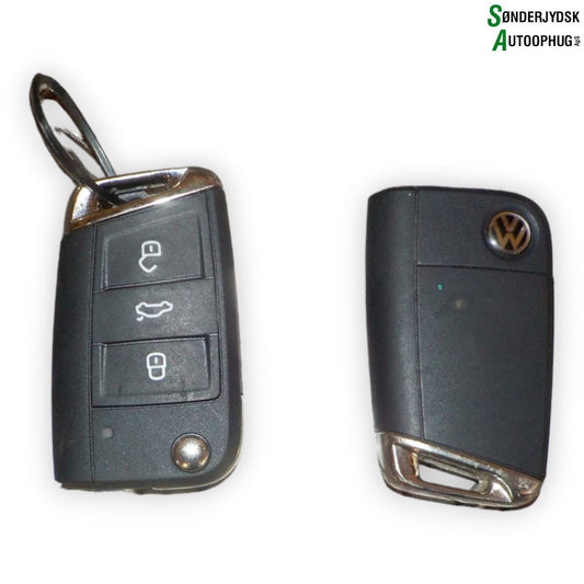 VW T‑Roc Fjernbetjening/Nøgle Med OEM Nr. 2GA800375AB Fra VW Ophugger