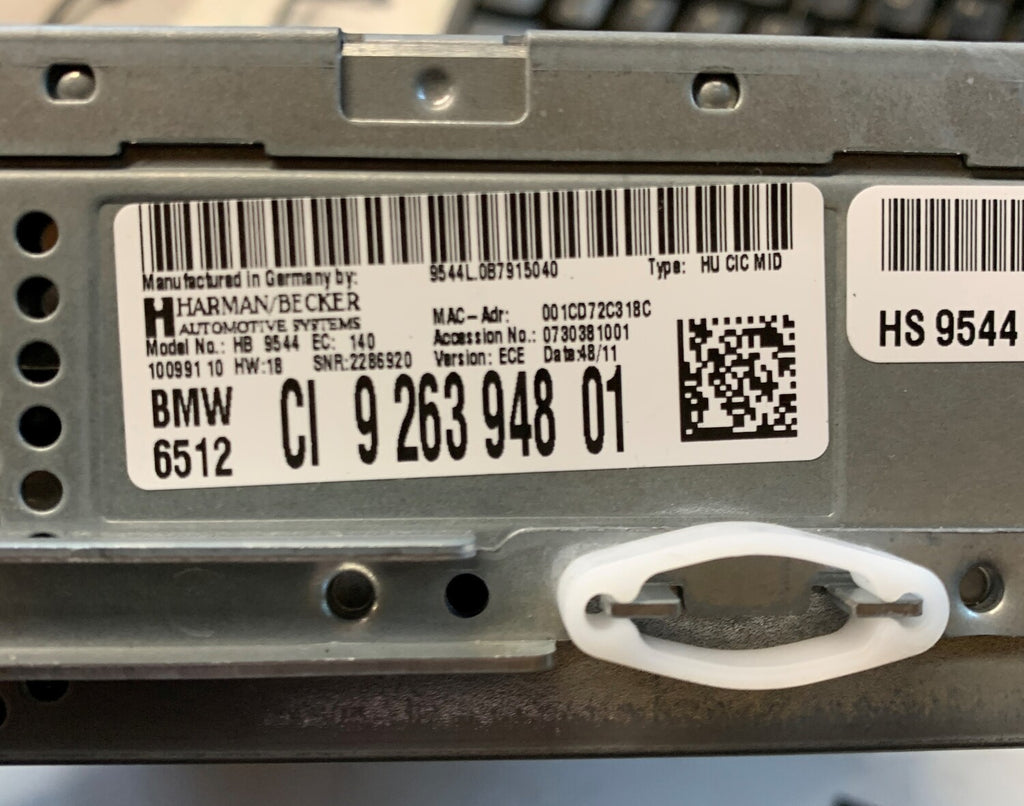 BMW 3-Serie E90/E91/E92/E Radio M/Cd Med OEM Nr. 6512926394801 Fra BMW Ophugger