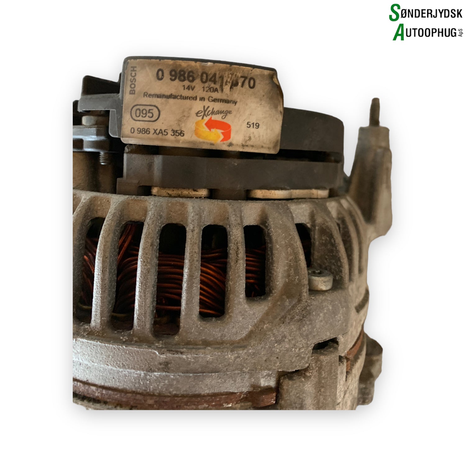 VW Passat 3B Generator Med OEM Nr. 0986041370 Fra VW Ophugger