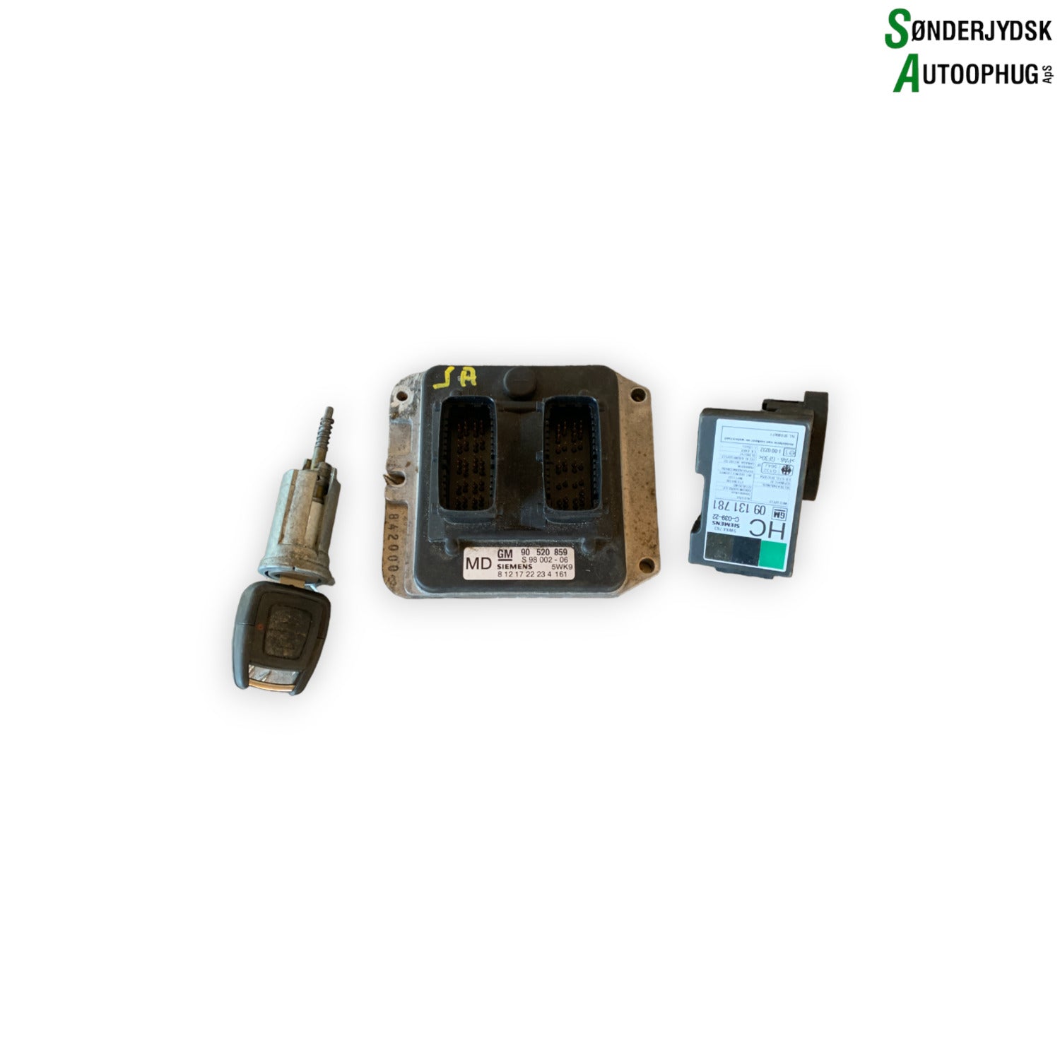 Opel Astra G Motorstyring - Motorstyreboks - Injection Elboks Med OEM Nr. S9800206 Fra Opel Ophugger
