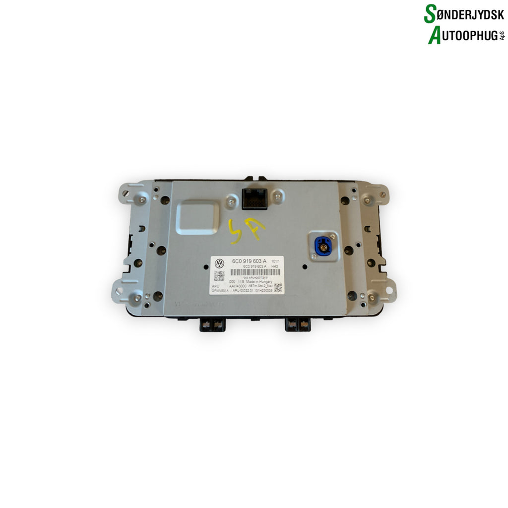 VW Polo 6C Navigationsanl Med OEM Nr. 6C0919603A Fra VW Ophugger