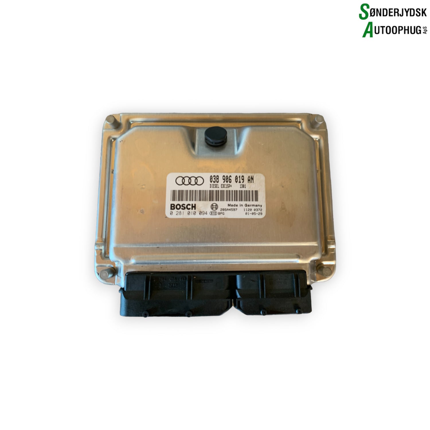 Audi A4 Motorstyring - Motorstyreboks - Injection Elboks Med OEM Nr. 038906019AN Fra Audi Ophugger
