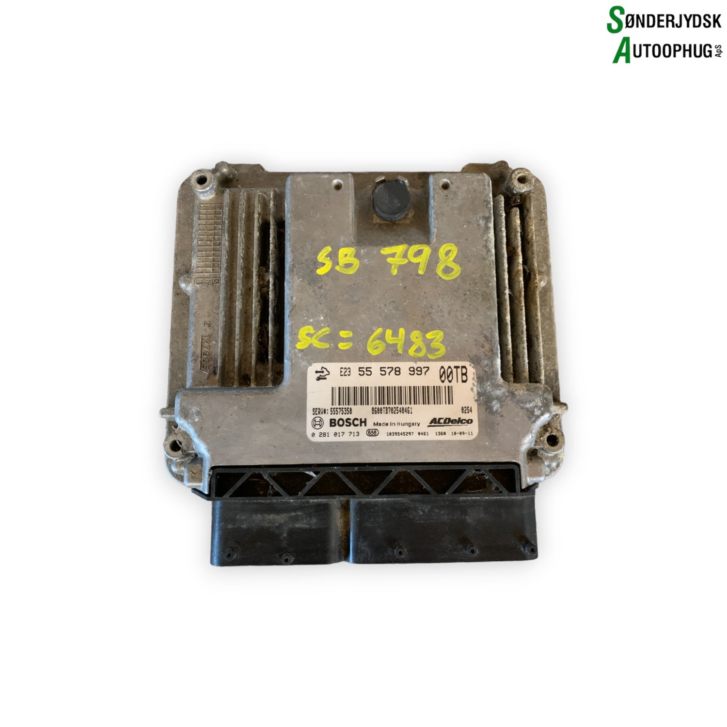 Opel Corsa D Motorstyring - Motorstyreboks - Injection Elboks Med OEM Nr. 55578997 Fra Opel Ophugger