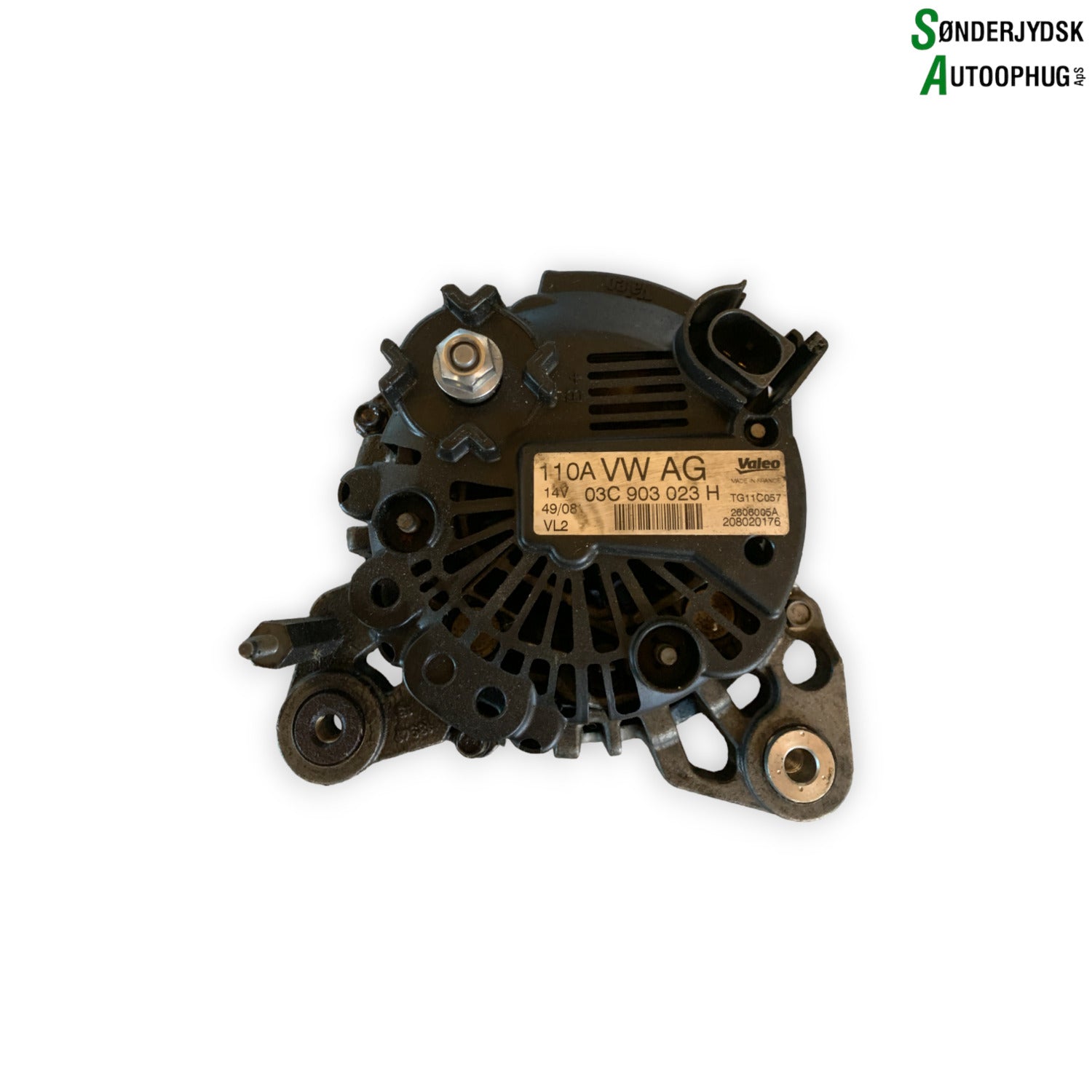 VW Golf 5 1K Generator Med OEM Nr. 03C903023B Fra VW Ophugger
