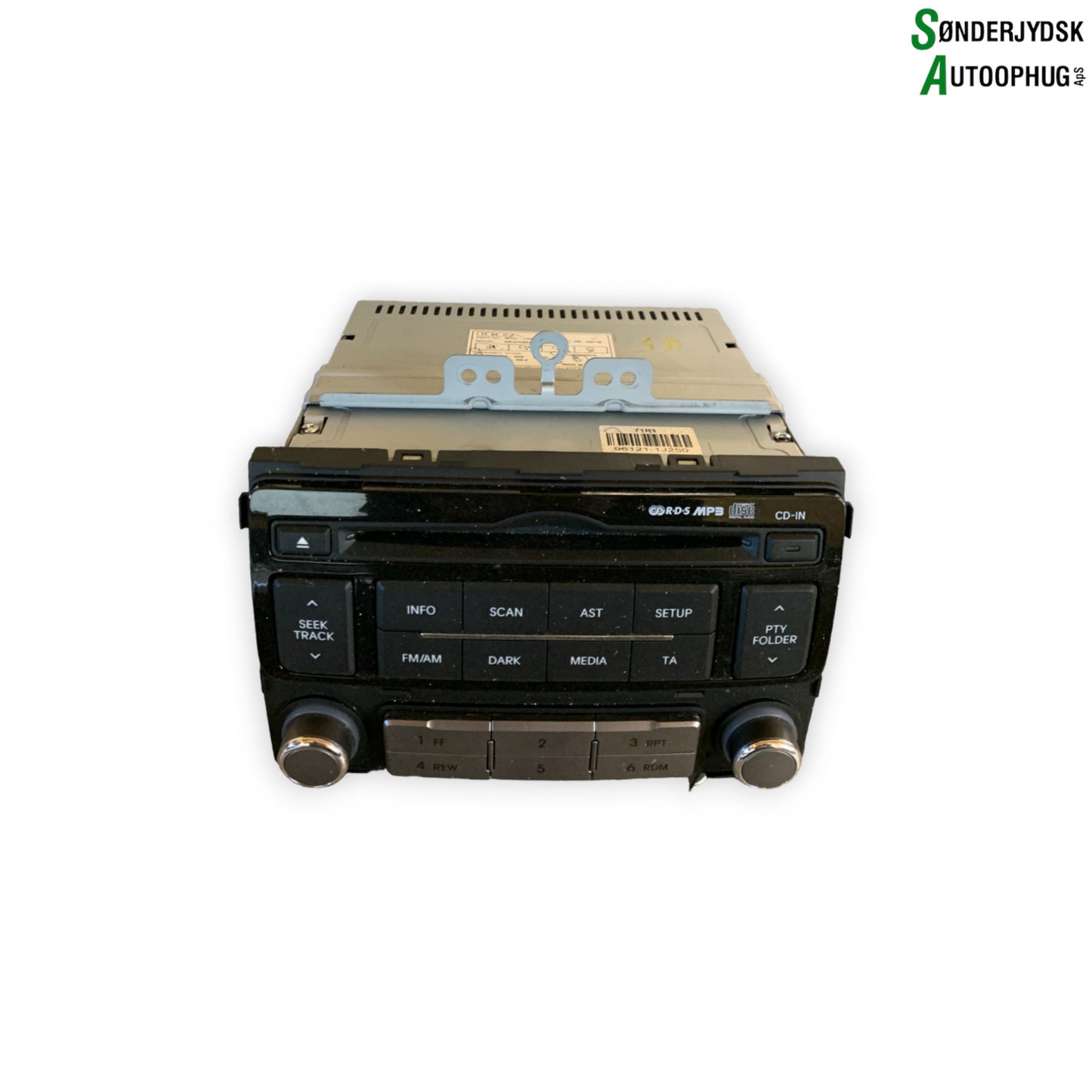 Hyundai I20 NL Radio M/Cd Med OEM Nr. 961211J250 Fra Hyundai Ophugger