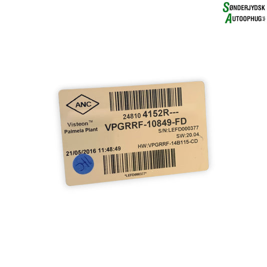 Renault Clio 4 Speedometer - Instrument Med OEM Nr. 248107567R Fra Renault Ophugger