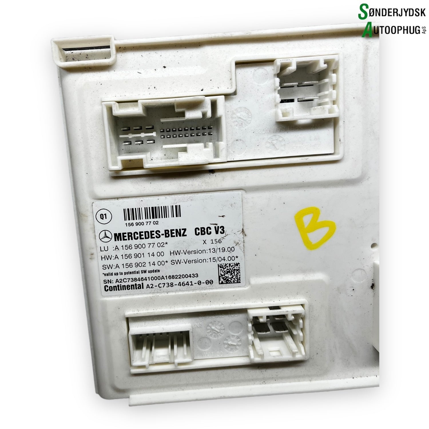 Mercedes-Benz Mercedes A W176 Startspærre Med OEM Nr. A1569011400 Fra Mercedes-Benz Ophugger