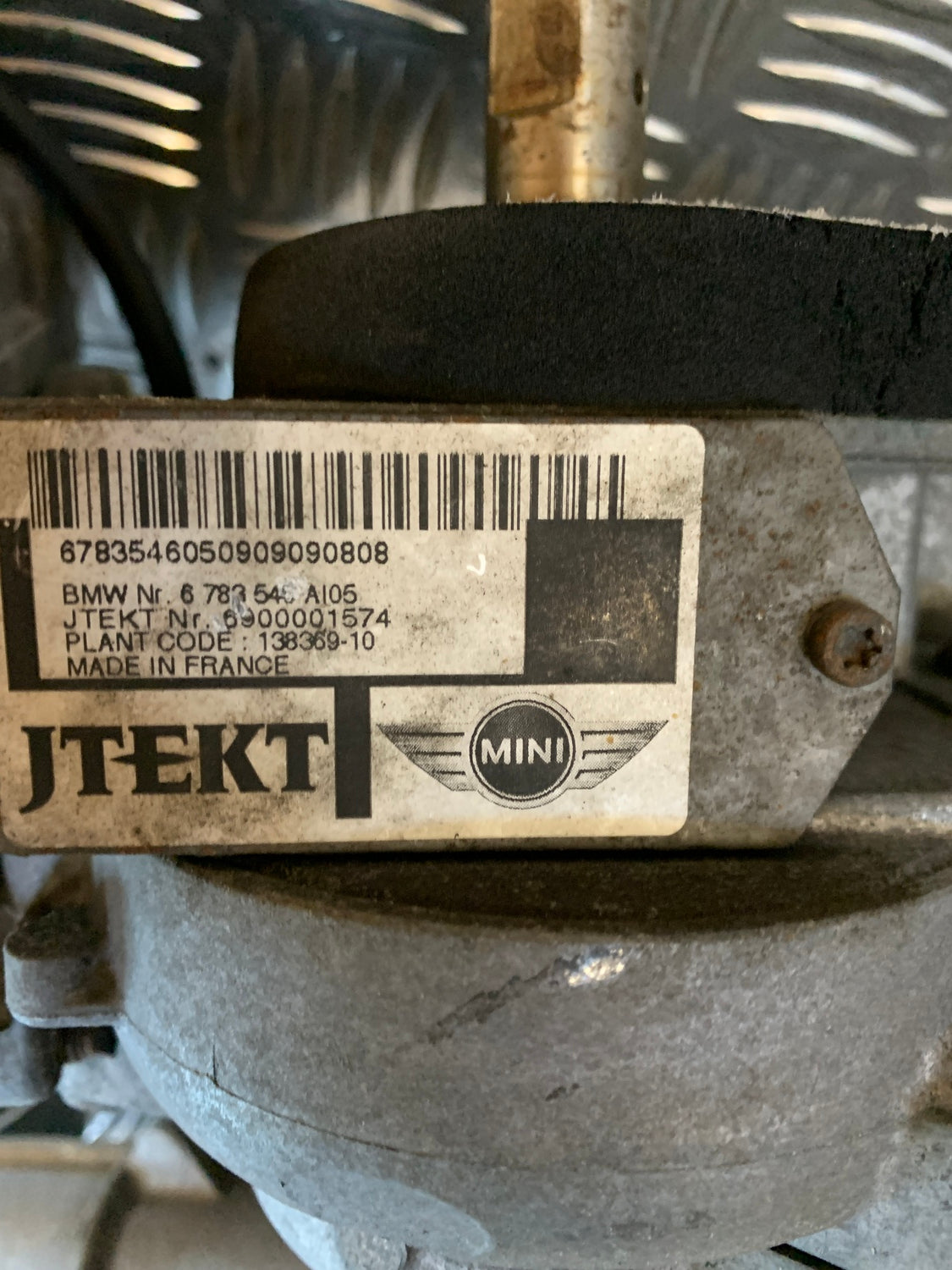 Mini Mkii Tandstang Med OEM Nr. 6900001574 Fra Mini Ophugger