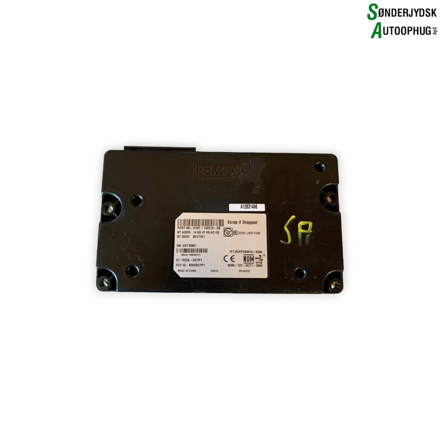 Ford B-Max Relæ Diverse Med OEM Nr. D1BT14D212EB Fra Ford Ophugger