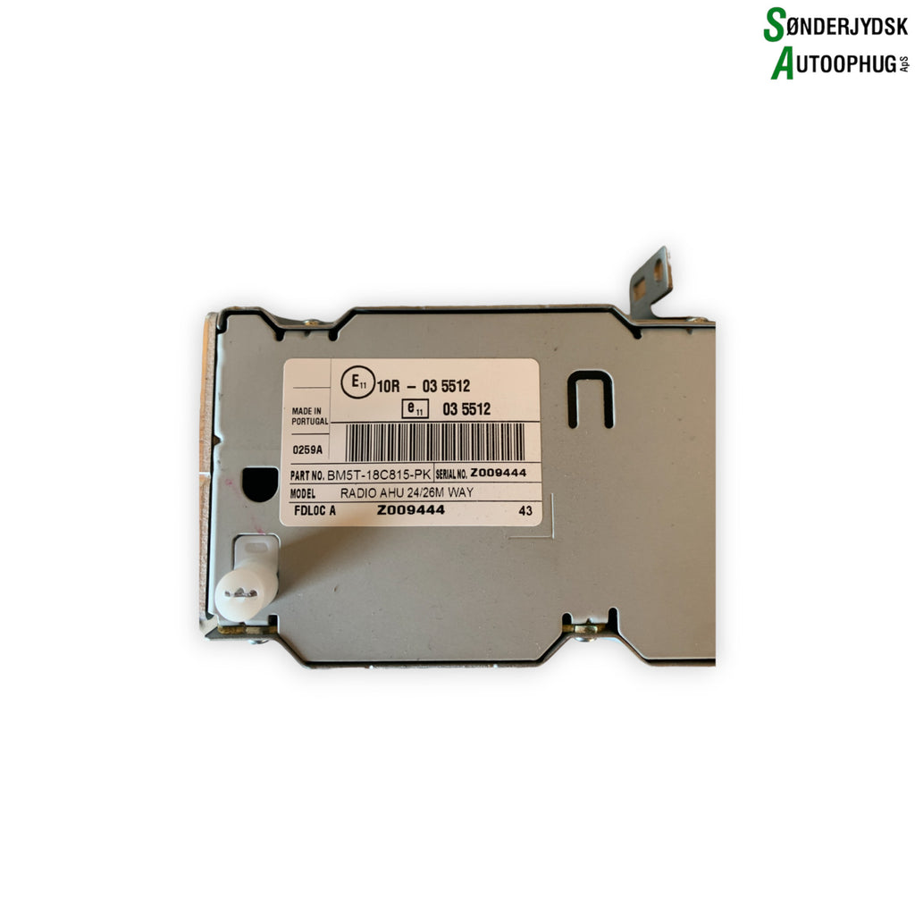 Ford B-Max Radio M/Cd Med OEM Nr. BM5T18C815PK Fra Ford Ophugger