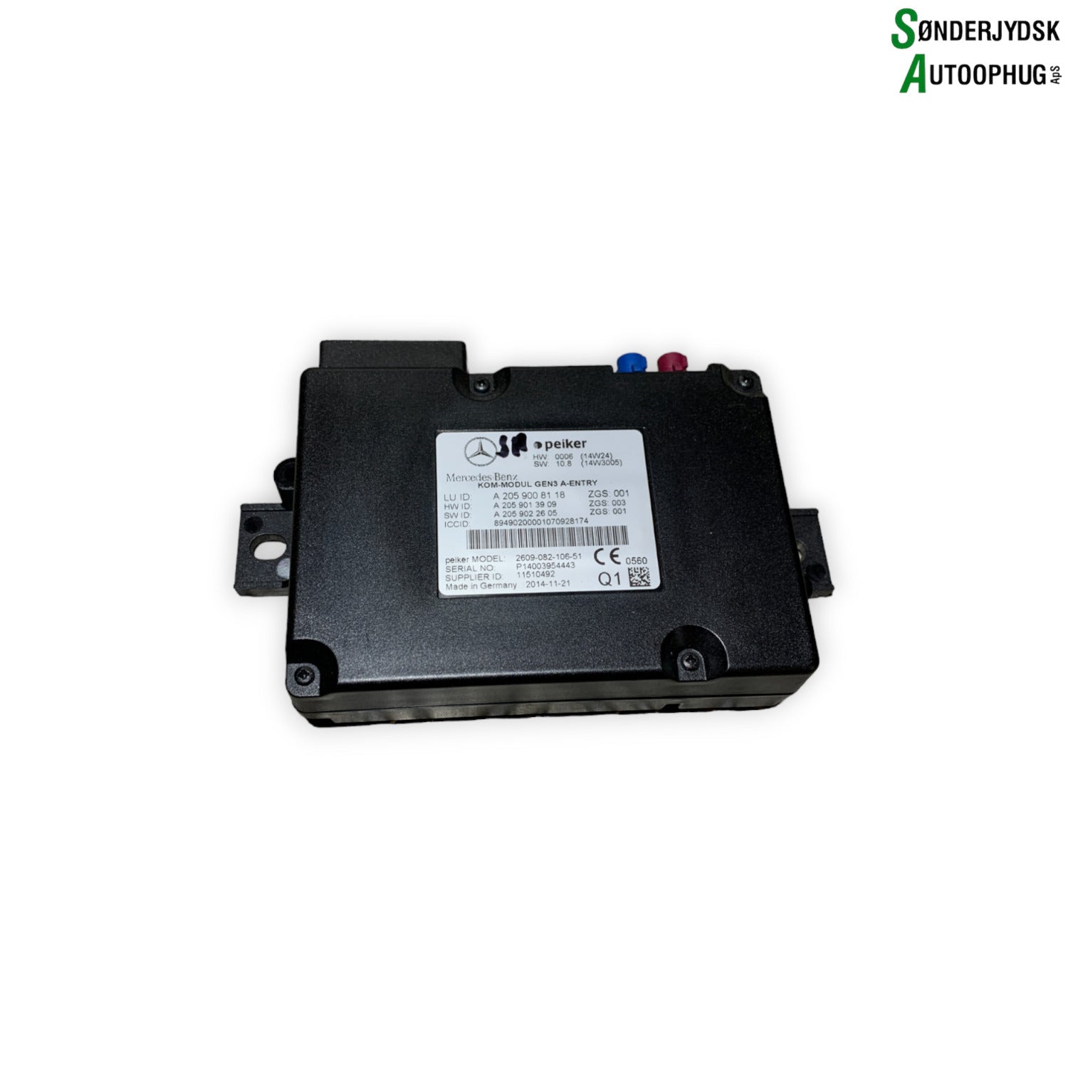 Mercedes-Benz Mercedes C W205 Relæ Diverse Med OEM Nr. 2059013909 Fra Mercedes-Benz Ophugger