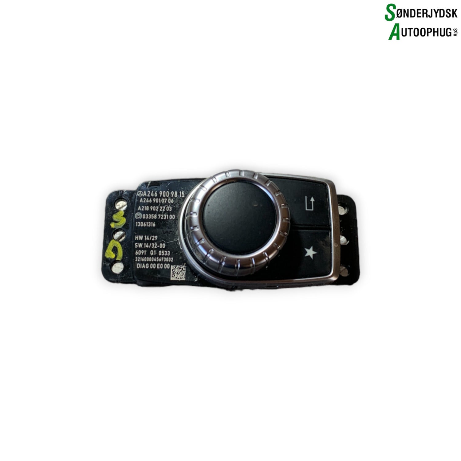 Mercedes-Benz Mercedes A W176 Radio Div. Tilbehør Med OEM Nr. A2469009815 Fra Mercedes-Benz Ophugger