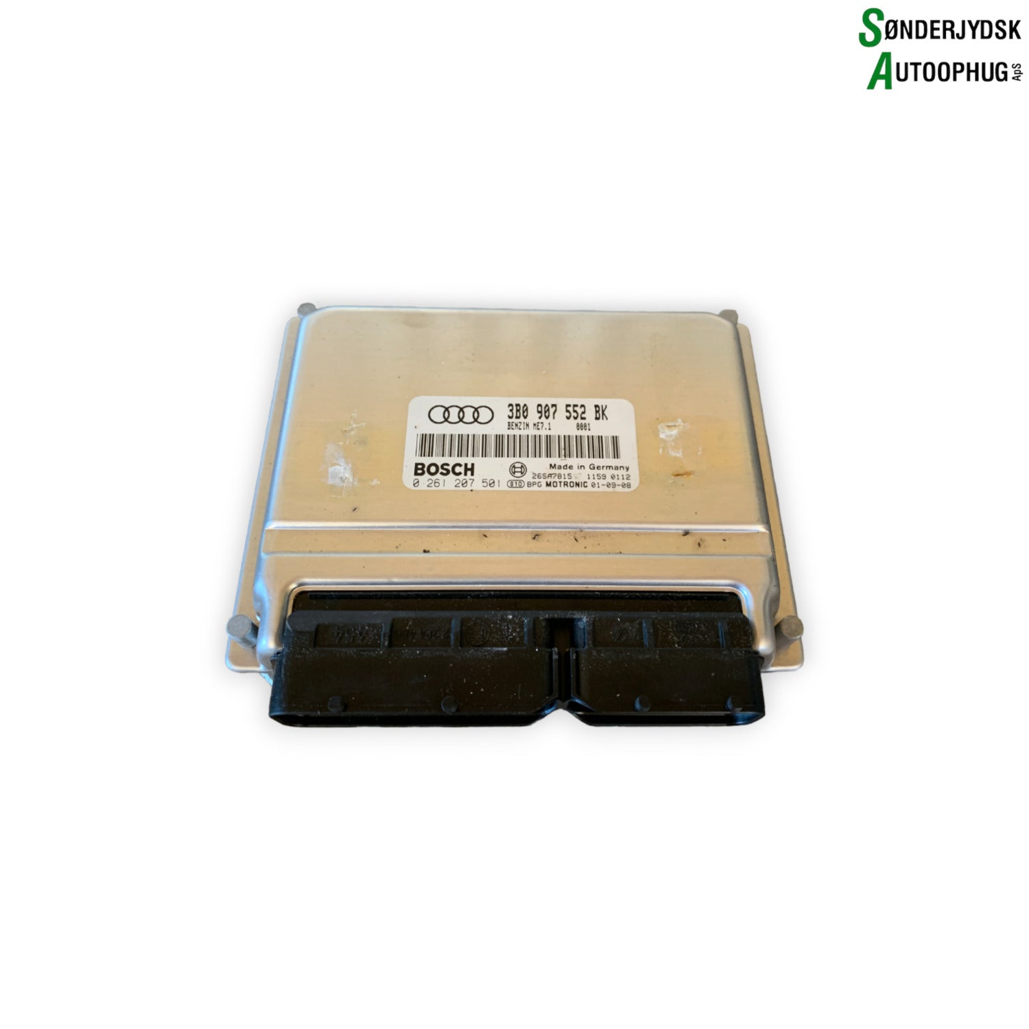 Audi A6 4B Motorstyring - Motorstyreboks - Injection Elboks Med OEM Nr. 3B0907552BK Fra Audi Ophugger