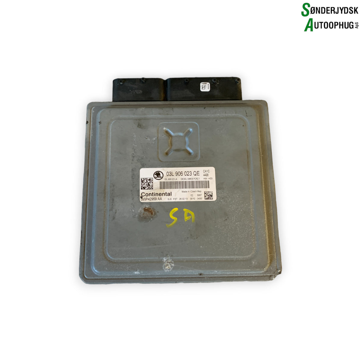 Skoda Rapid Motorstyring - Motorstyreboks - Injection Elboks Med OEM Nr. 03L906023QE Fra Skoda Ophugger