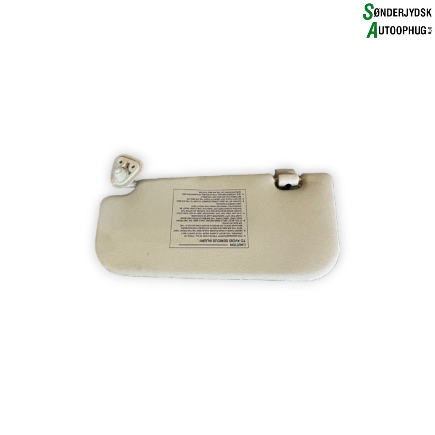 Hyundai I10 Solskærm Med OEM Nr. 852200X030DU Fra Hyundai Ophugger