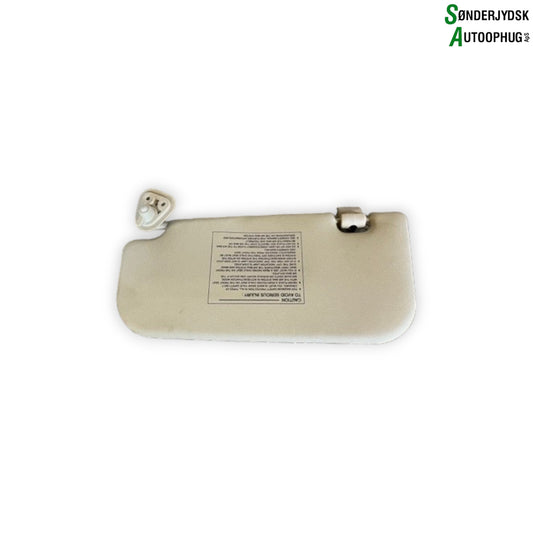 Hyundai I10 Solskærm Med OEM Nr. 852200X030DU Fra Hyundai Ophugger