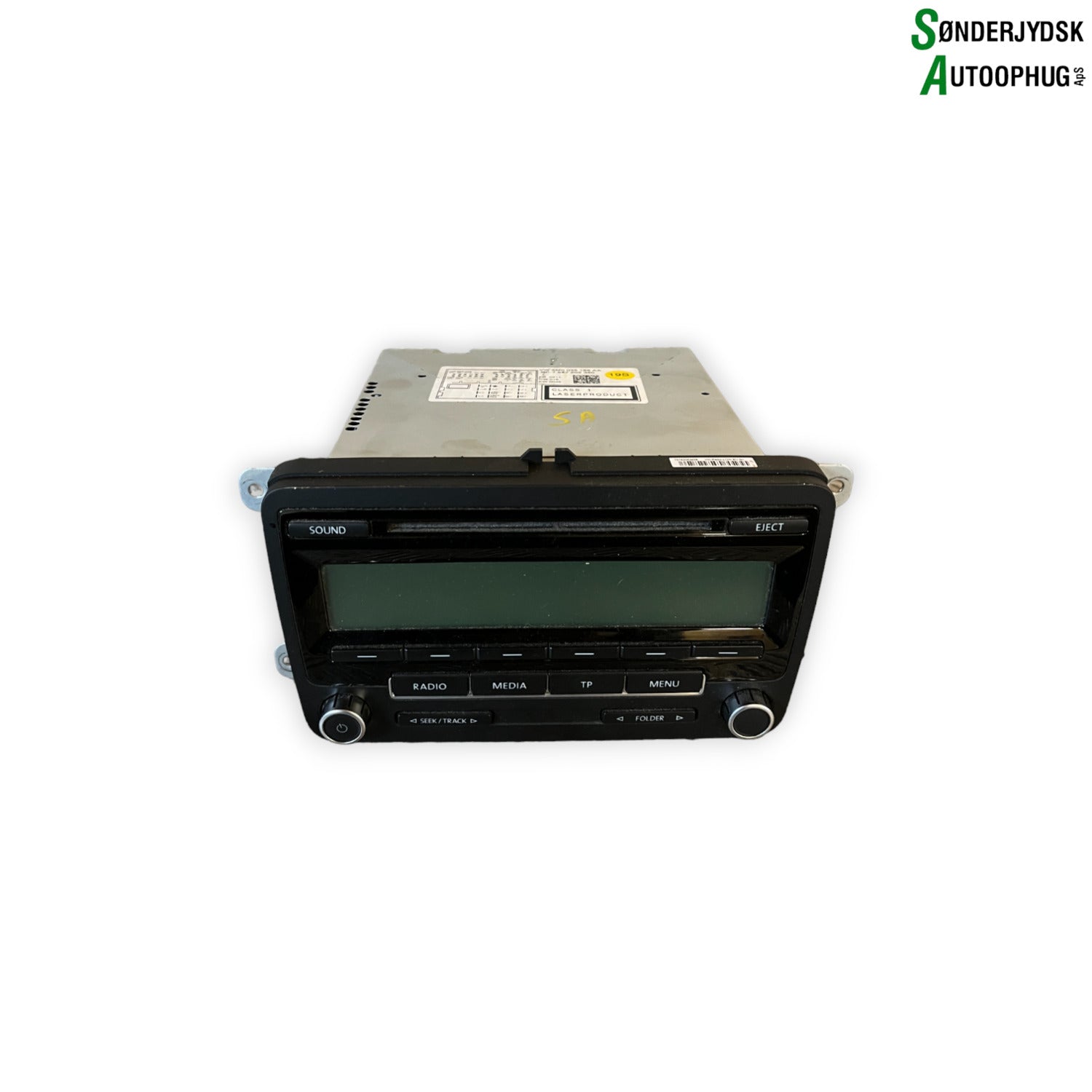 VW Polo 6R Radio M/Cd Med OEM Nr. 5M0035186AA Fra VW Ophugger