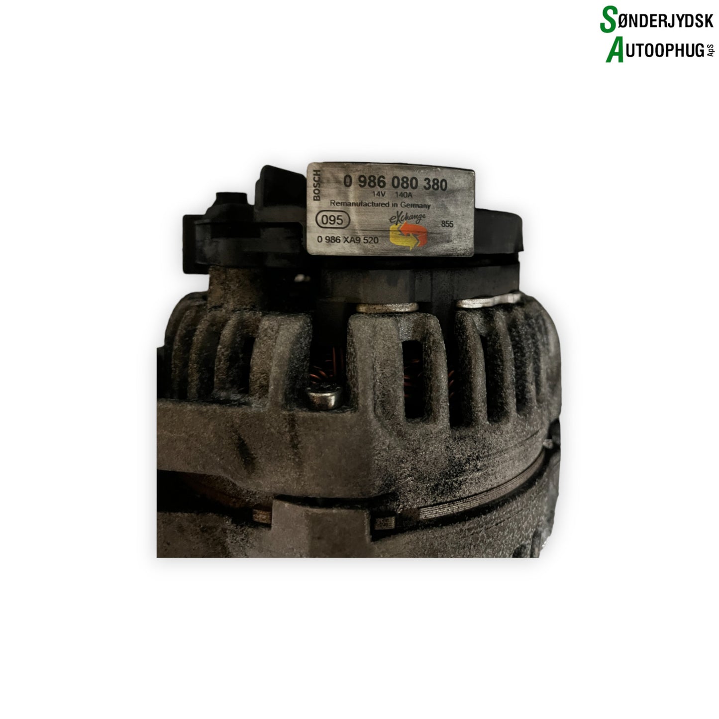 Opel Vectra C Generator Med OEM Nr. 0986080380 Fra Opel Ophugger