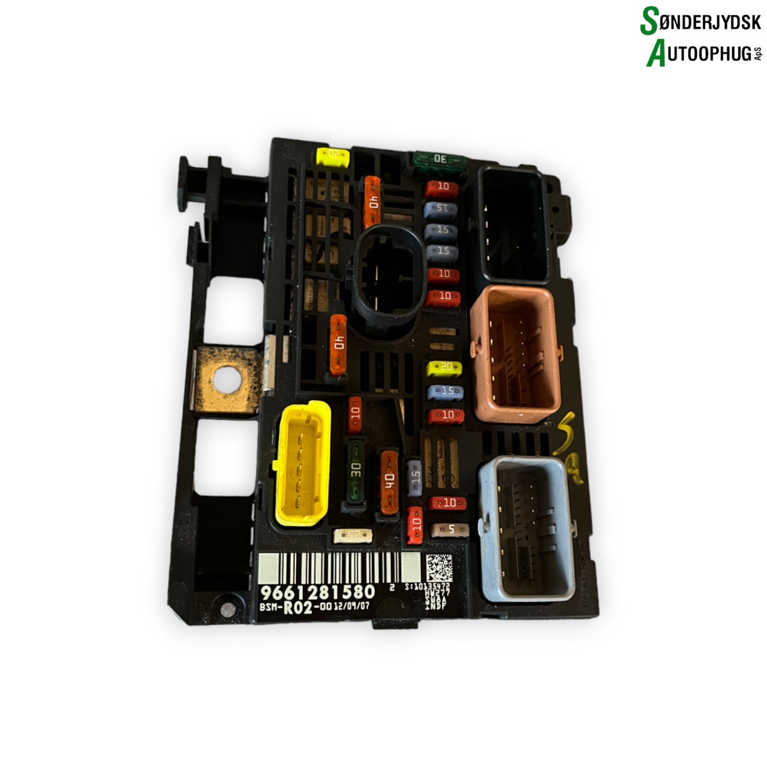 Peugeot 407 Sikringsboks Med OEM Nr. 9661281580 Fra Peugeot Ophugger