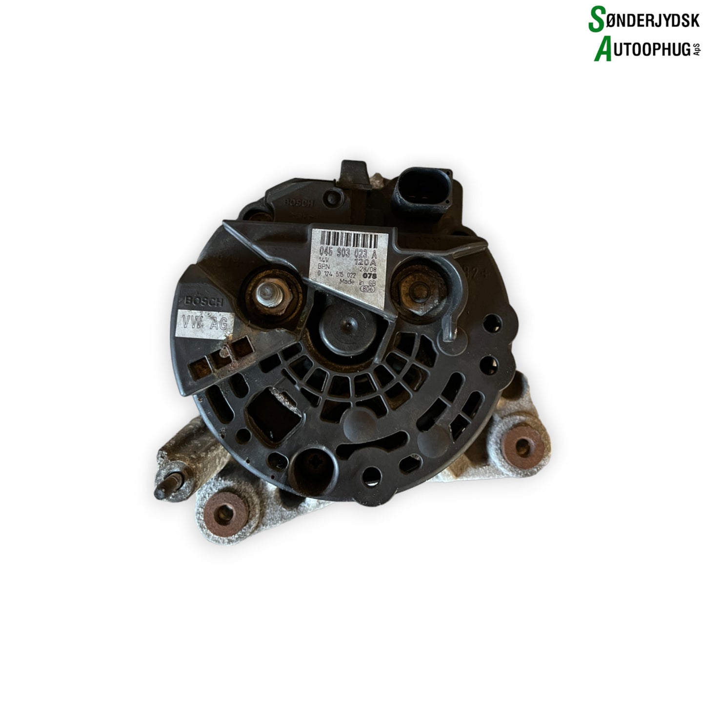 Skoda Fabia Generator Med OEM Nr. 045903023F Fra Skoda Ophugger