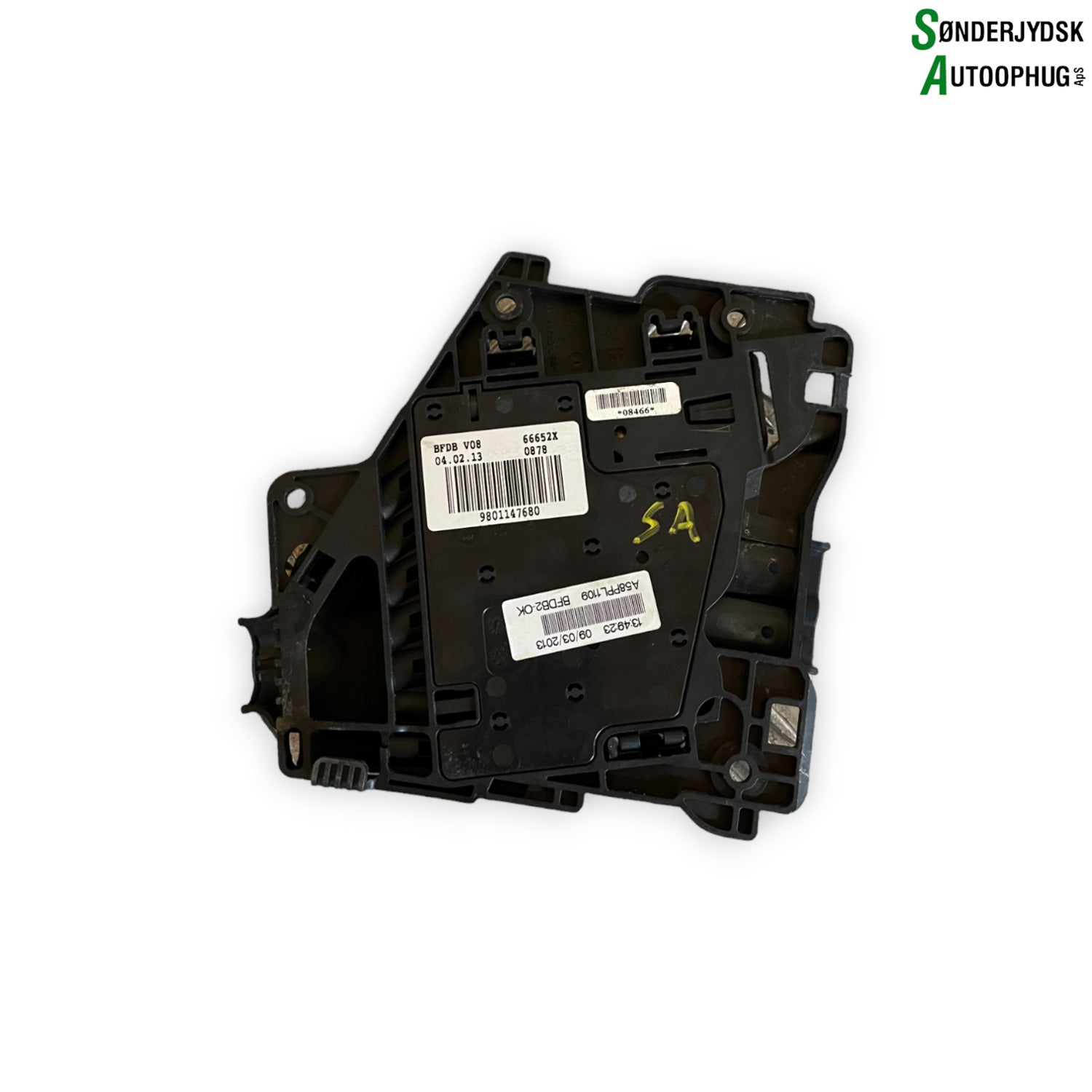 Citroen C3 Picasso Sikring For Driftsbatteri Med OEM Nr. 9801147680 Fra Citroen Ophugger
