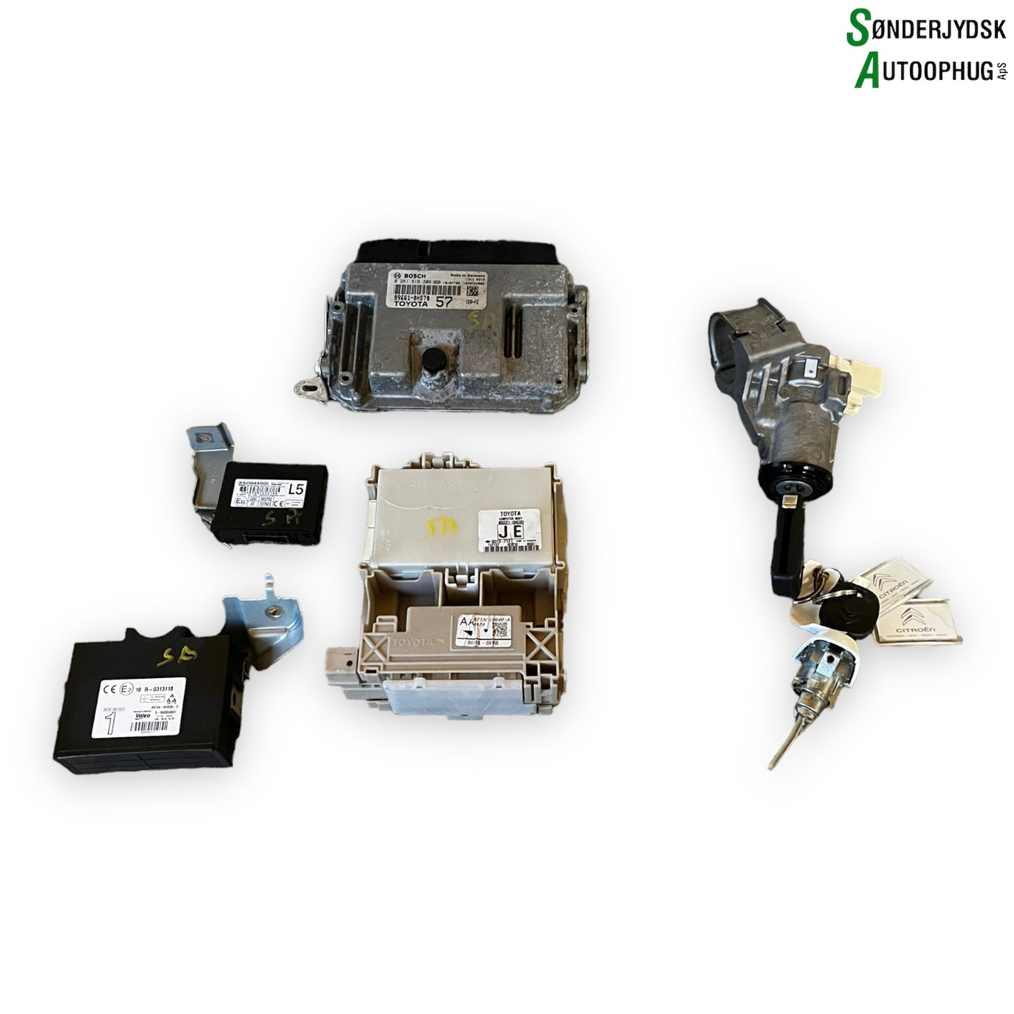 Citroen C1 Motorstyring - Motorstyreboks - Injection Elboks Med OEM Nr. 0261S19306 Fra Citroen Ophugger