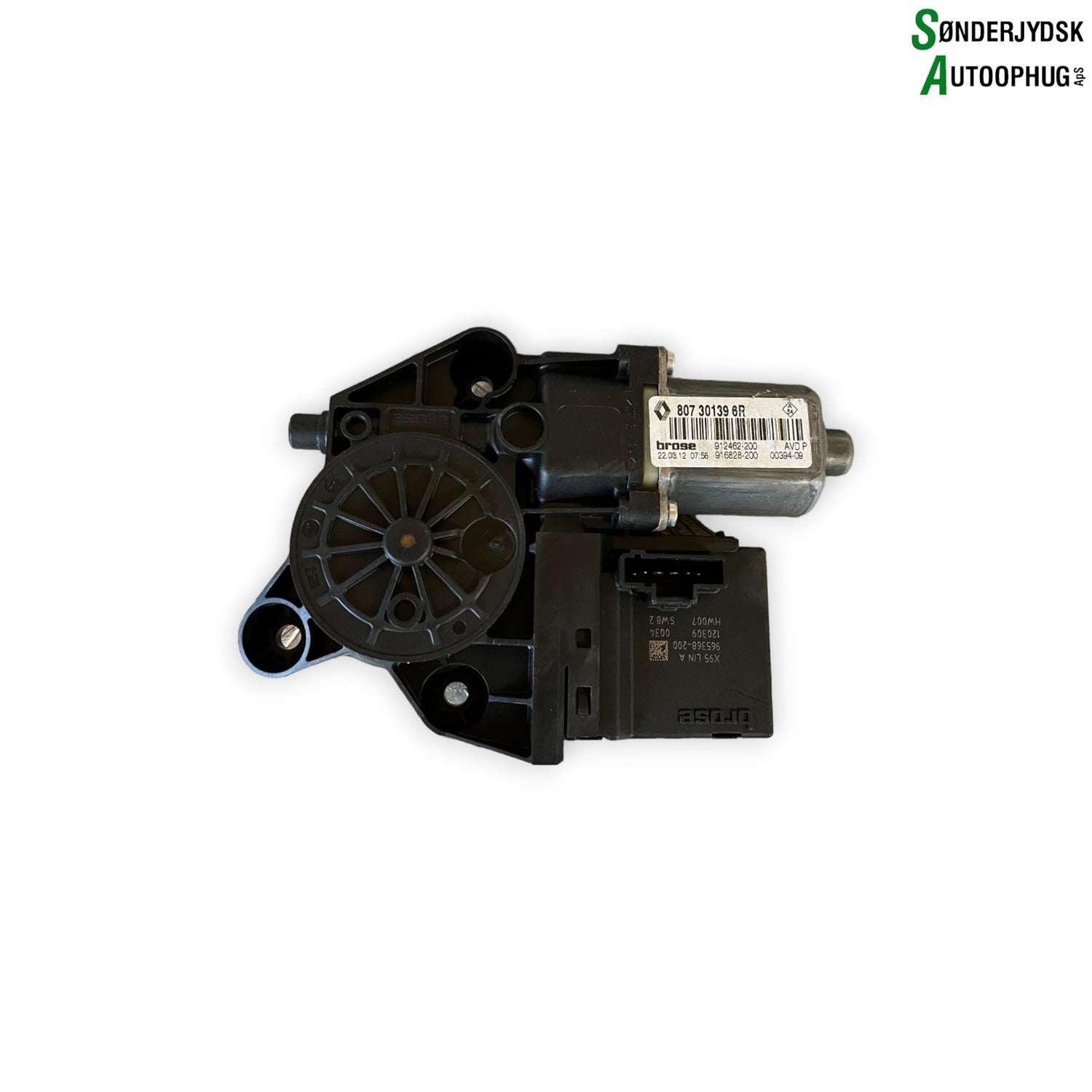 Renault Megane 3 Rudemotor - Rudehejs Med OEM Nr. 807301396R Fra Renault Ophugger